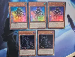 YuGiOh! 3x Edea The Heavenly Squire & 2x Eidos The Underworld Squire BROL Ultra - Image 1