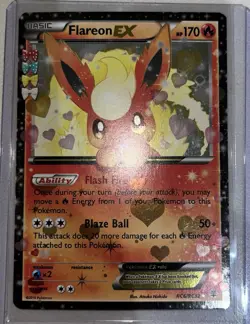 Flareon EX RC6/RC32 Pokemon Generations Radiant Collection - Image 3