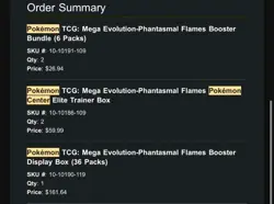Pokemon Mega Evolution Phantasmal Flames LOT OF 2 Booster Bundle PRESALE - Image 2