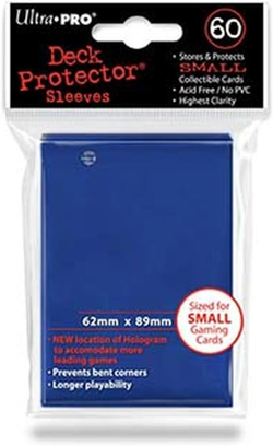 Card Supplies YUGIOH Deck Protector Sleeves Blue 60 Count - Image 1