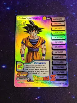 Dragon Ball Z Goku The Mighty Holo Promo Shonen Jump SJ1 DBZ CCG Promo Card Foil - Image 2