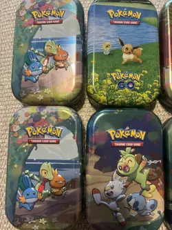 Lot Of 11 Pokemon Empty Metal Card Tins *NO CARDS* - Image 3