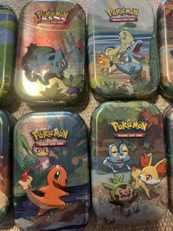 Lot Of 11 Pokemon Empty Metal Card Tins *NO CARDS* - Image 4