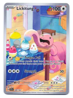 Lickitung 180/162 Illustration Rare Temporal Forces Pokemon NM - Image 1