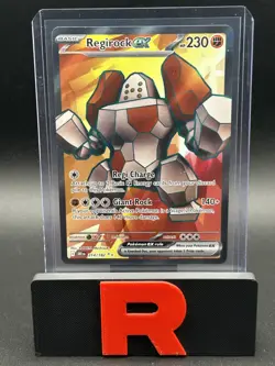 Pokemon TCG Regirock ex 214/182 Destined Rivals Ultra Rare Holo NM - Image 1