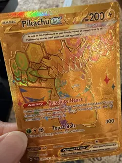 Pikachu ex Pokemon Prismatic Evolutions #179 Hyper Rare Holo Texture Error CGC 9 - Image 4