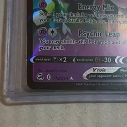 The Pokemon Company Mew VMAX 114/264 Fusion Strike Ultra Rare Holo 310HP ENG - Image 2