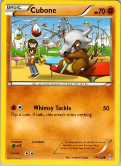 Cubone 77/162 Common BREAKthrough Pokemon Near Mint - Image 1