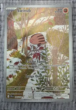 Swinub 165/159 - IR - NM - Journey Together - Pokemon TCG - Image 1
