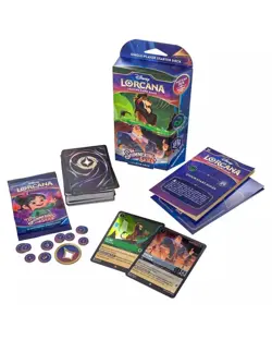 Disney Lorcana Trading Card Game - Starter Deck Set 5 Emerald & Steel Card Game - Image 2