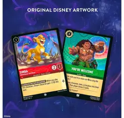 Disney Lorcana Trading Card Game - Starter Deck Set 5 Emerald & Steel Card Game - Image 3