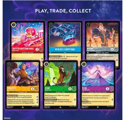 Disney Lorcana Trading Card Game - Starter Deck Set 5 Emerald & Steel Card Game - Image 4