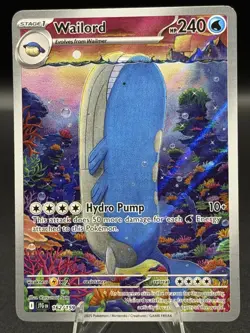 Wailord - IR - 162/159 - SV09: Journey Together (JTG) Pokemon TCG NM - Image 1