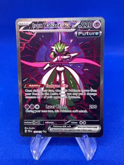 Pokemon Prismatic Evolutions Iron Valiant ex 157/131 Special Illustration Rare - Image 1