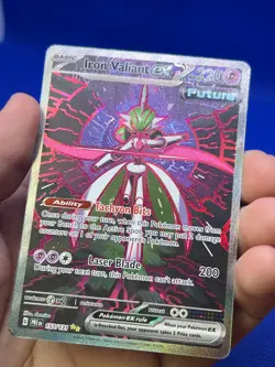 Pokemon Prismatic Evolutions Iron Valiant ex 157/131 Special Illustration Rare - Image 2