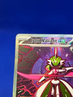 Pokemon Prismatic Evolutions Iron Valiant ex 157/131 Special Illustration Rare - Image 3