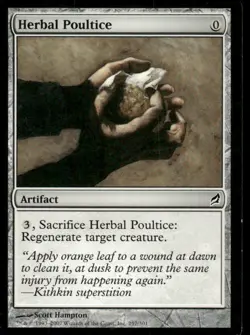 Herbal Poultice Lorwyn MTG Magic the Gathering card - Image 1