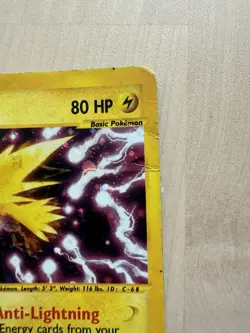 Pokemon TCG Zapdos Aquapolis Holo Rare H32/H32 80 HP ENG 2002 - Image 2