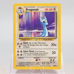 Pokemon TCG - Dragonair 18/102 Base Set Rare WOTC - EXC Damaged - Image 2