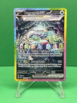 Pokemon TCG Terapagos EX Stellar Crown 170/142 Special Illustrated Rare Sv07 NM - Image 1