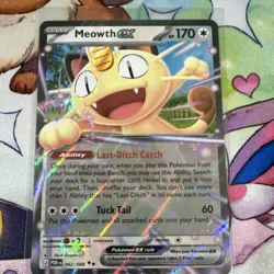 Pokemon TCG Meowth ex 062/088 Double Rare Holo EX EN - Image 1