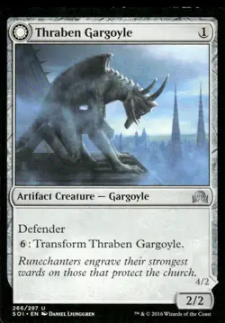 Thraben Gargoyle 266/297 Shadows over Innistrad MTG Magic the Gathering card - Image 1