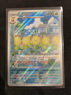 Pokemon Sunflora 169/167 Twilight Masquerade Scarlet & Violet Illustration Rare - Image 1