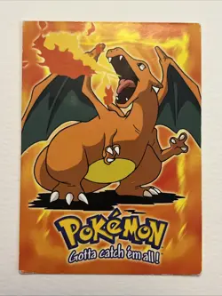 Charizard E6 of 12 Movie Edition #06 Topps 1999 Pokemon DMG - Image 1