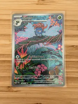 Gloom 198/197 Sv03: Pokemon TCG Obsidian Flames Holo Illustration Rare NM - Image 1