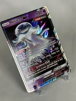 Pokemon Nihilego GX 49/111 SM Crimson Invasion Ultra Rare Holo English - Image 2