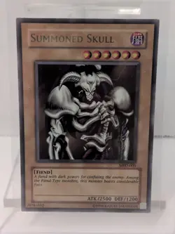 Yu-Gi-Oh Summoned Skull MRD-003 Ultra Rare Metal Raiders Vintage Holo VG/EX - Image 1