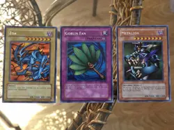Yugioh Zoa Metalzoa Goblin Fan TFK-001 TFK-002 TFK-003 Secret Rare English LP - Image 1