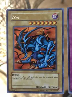 Yugioh Zoa Metalzoa Goblin Fan TFK-001 TFK-002 TFK-003 Secret Rare English LP - Image 4