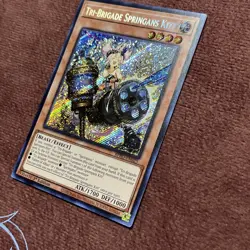 Yu-Gi-Oh! Tri-Brigade Springans Kitt Secret Rare BPRO-EN025 1st Ed. NM - Image 2