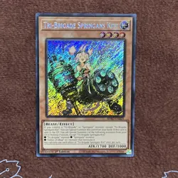 Yu-Gi-Oh! Tri-Brigade Springans Kitt Secret Rare BPRO-EN025 1st Ed. NM - Image 4