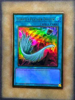 Yugioh Harpie's Feather Duster MAGO-EN042 Gold Rare 1st Ed NM - Image 1
