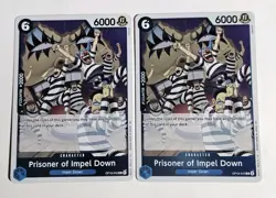 X2 One Piece Card Game TCG Prisoner of Impel Down OP16-042 R M/NM Condition - Image 1