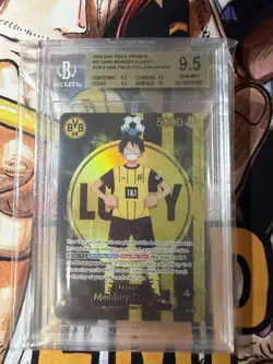 BGS 9.5 Monkey D. Luffy BVB x One Piece ST13-003 BGS 9.5 - Image 1