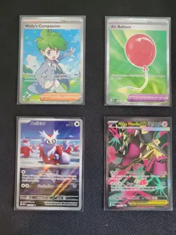 Lot of 4 illustration rare/Full Art cards from Mega Evolutions - Pack Fresh - Image 1