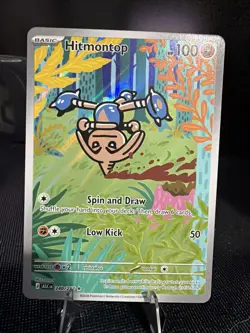 Hitmontop 240/217 Illustration Rare IR Holo Ascended Heroes Pokemon TCG Card - Image 1