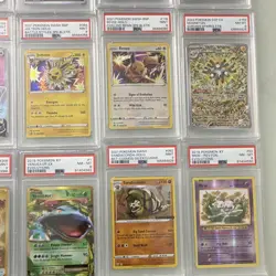Graded Pokemon Card Lot 15 Cards PSA 9 PSA 8 Charizard Dragonite Giovanni Mew - Image 5