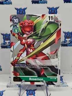 Digimon Card Game Rosemon ST4-12 R NM - Image 1