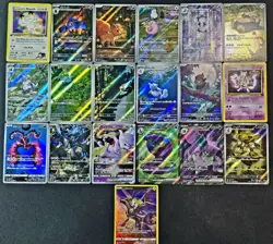 Pokemon 19 Card Lot Full Art / Art Rare / Illustration Rare English Japanese - Image 1