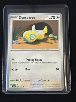 2025 POKEMON CARD 120/159 DUNSPARCE JTG EN JOURNEY TOGETHER SCARLET & VIOLET - Image 1