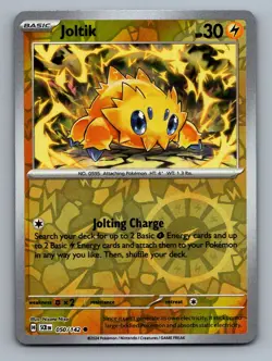 Joltik #50/142 Reverse Holo Stellar Crown Pokemon Card - LP - Image 2