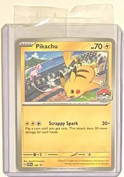 Pokemon TCG Scarlet & Violet Pikachu Promo SVP 190 SV Promo Cards Sealed - Image 1