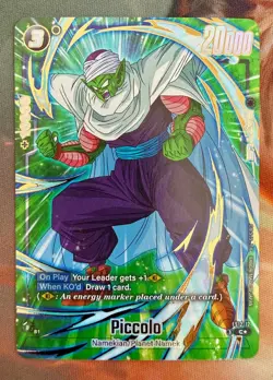 Piccolo FS12-12 C* Gold Foil Bonus Pack Card Dragon Ball Fusion World English - Image 1