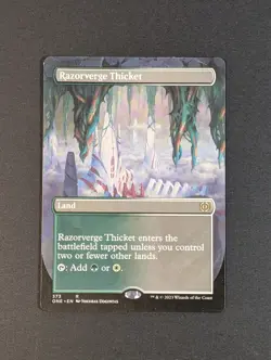 MTG Card - 1x Razorverge Thicket - Phyrexia All will be one - NM - Borderless - Image 3