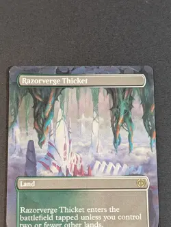 MTG Card - 1x Razorverge Thicket - Phyrexia All will be one - NM - Borderless - Image 5