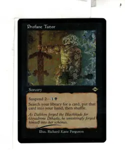 MTG SkeenAB Profane Tutor ETCHED RETRO-FRAME form MH2. NM. - Image 1